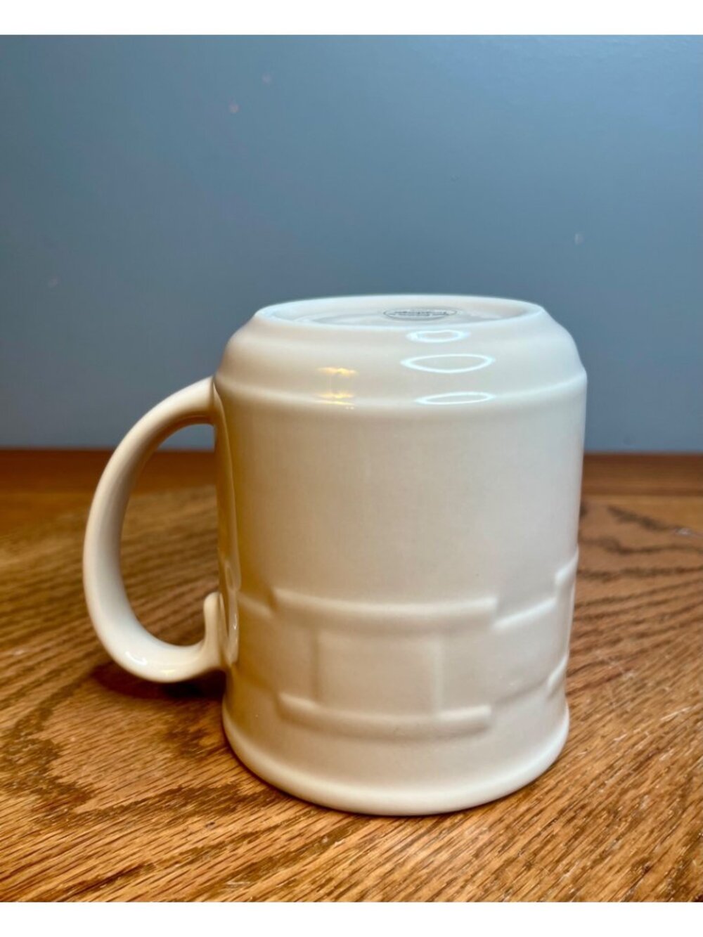 New In Box Longaberger Woven Traditions Ivory Mug - Picture 9 of 10